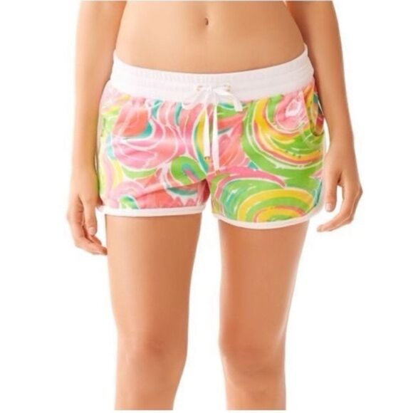 Lilly Pulitzer Velour Chrissy Beach Shorts - Picture 1 of 3